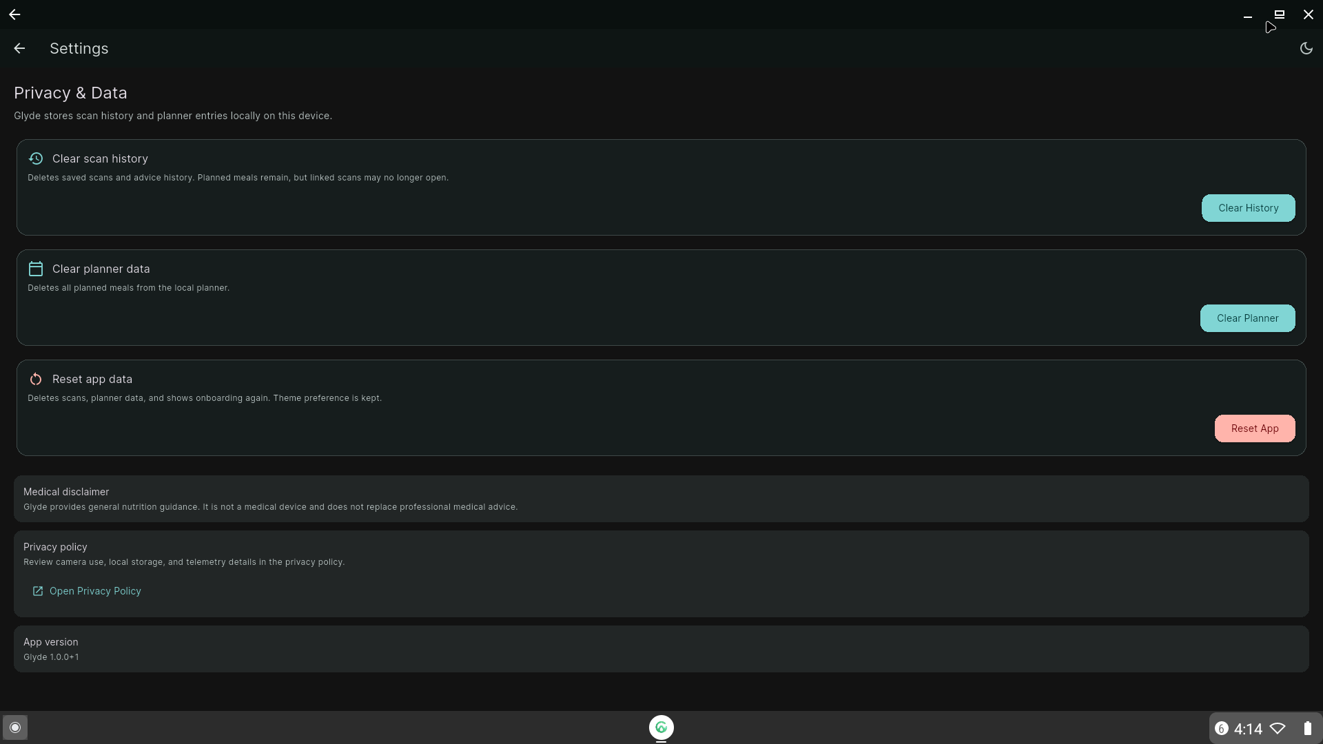 Glyde screenshot 3
